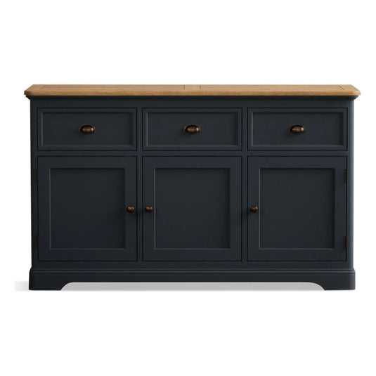 Ashton Oak and Blue Painted Large Sideboard