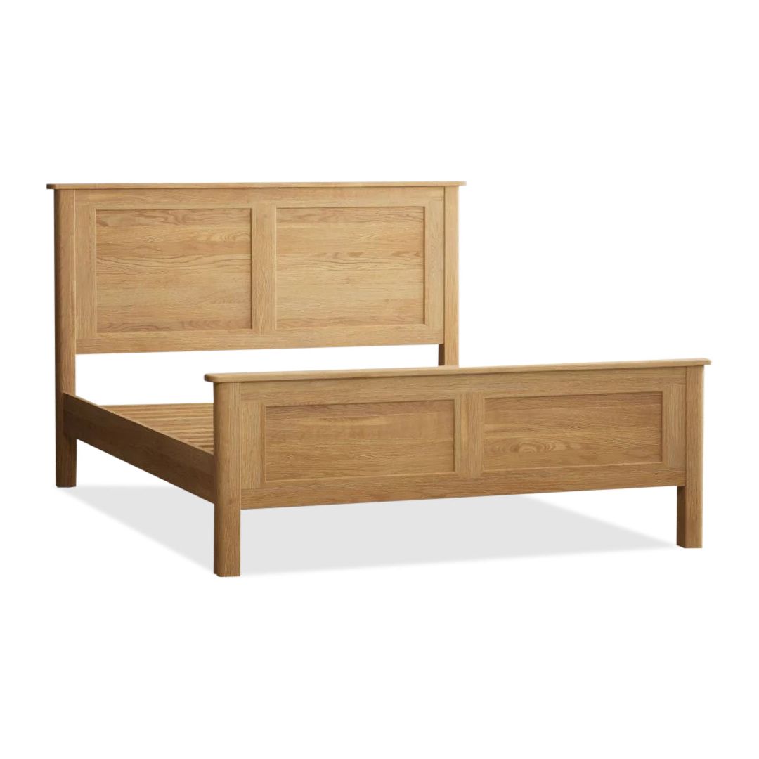 Solid Oak Double Bed