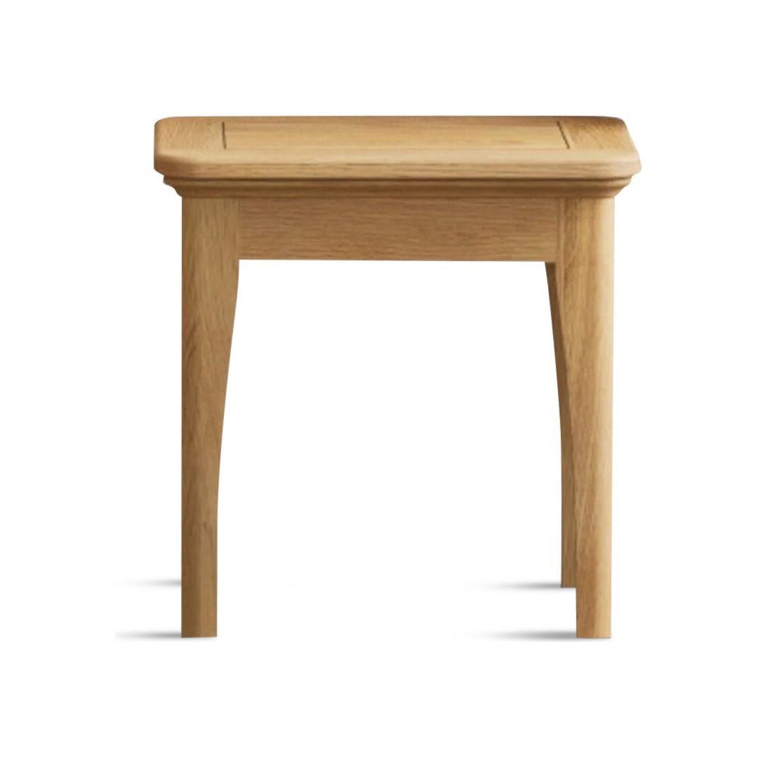 Solid Oak Dressing Stool