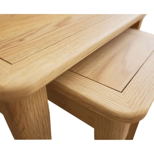 Ashton Solid Oak Nest Of Tables