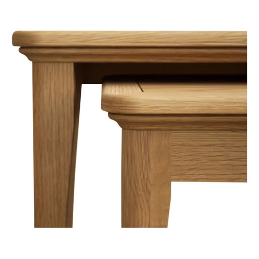 Ashton Solid Oak Nest Of Tables