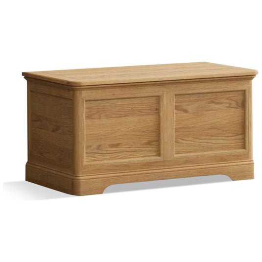 Ashton Solid Oak Blanket Box