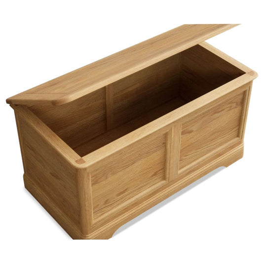 Ashton Solid Oak Blanket Box