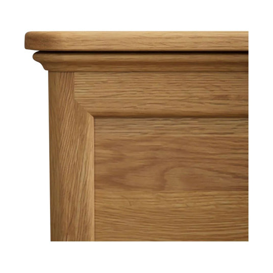 Ashton Solid Oak Blanket Box