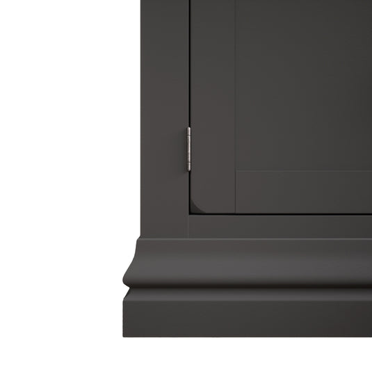 Bennett Oak and Charcoal Painted Large Sideboard