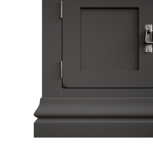 Bennett Oak and Charcoal Painted Small TV Unit