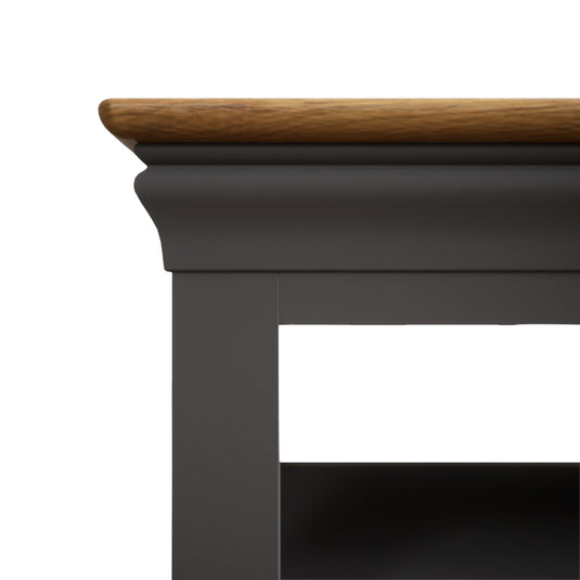 Bennett Oak and Charcoal Painted Coffee Table