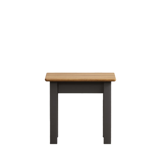 Bennett Oak and Charcoal Painted Dressing Table Set