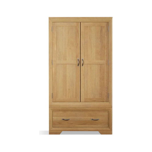 Bellingham Solid Oak Double Wardrobe