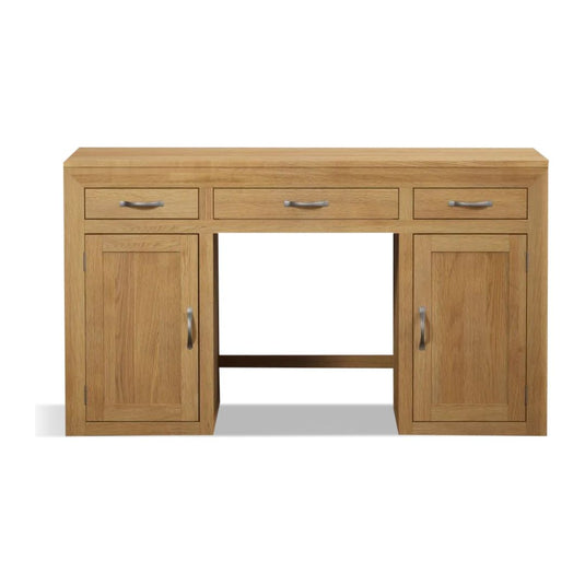 Bellingham Solid Oak Large Computer Desk