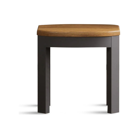 Brahms Oak and Charcoal Painted Dressing Stool