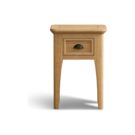 Ashton Solid Oak 1 Drawer Bedside