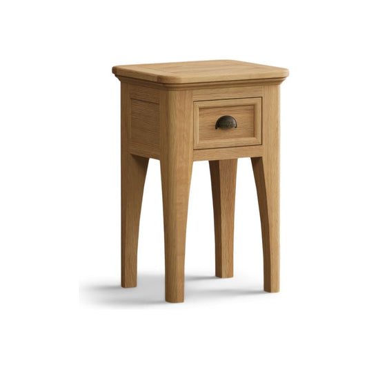 Ashton Solid Oak 1 Drawer Bedside