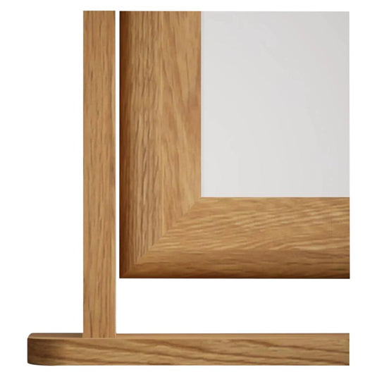 Natural Solid Oak Dressing Table Mirror