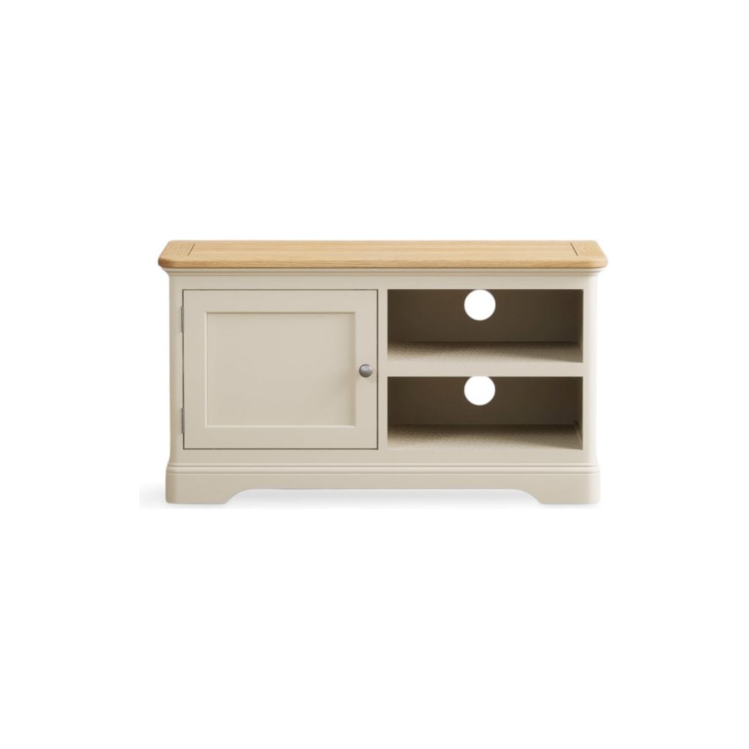 Oak Painted Small TV Cabinet