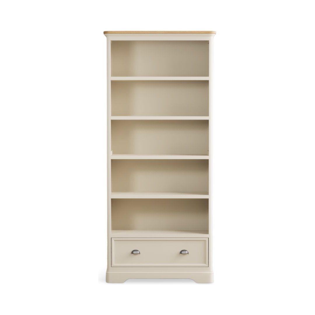 Oak Painted Tall Bookcase