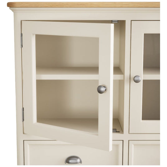 Ashton Oak and Cream Painted Large Dresser