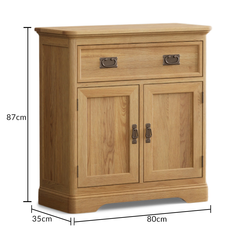 Ashton Solid Oak Hallway Sideboard | Furniture 48