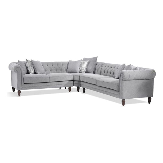 Cavendish Medium Grey Linen Sofa