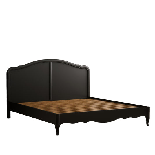 Maison Noir Oak and Black Painted Super King Size Bed