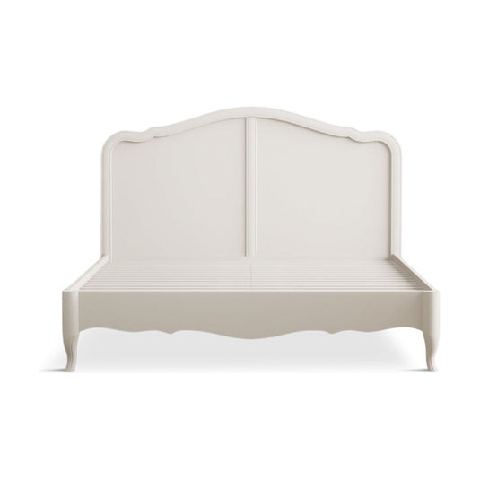 Maison Soft White Painted King Size Bed