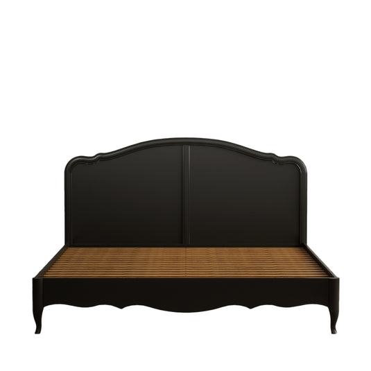 Maison Noir Oak and Black Painted Super King Size Bed