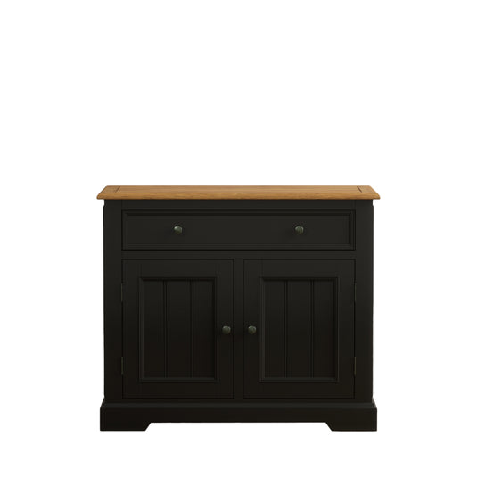 Marden Oak and Black Painted Small Sideboard