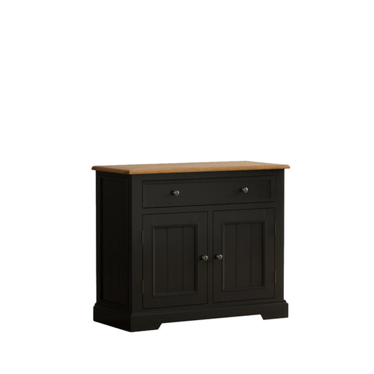 Marden Oak and Black Painted Small Sideboard