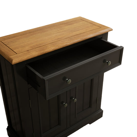 Marden Oak and Black Painted Hallway Sideboard
