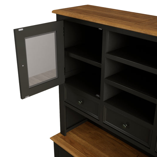 Marden Oak and Black Painted Large Dresser