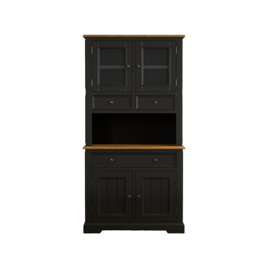 Marden Oak and Black Painted Small Dresser