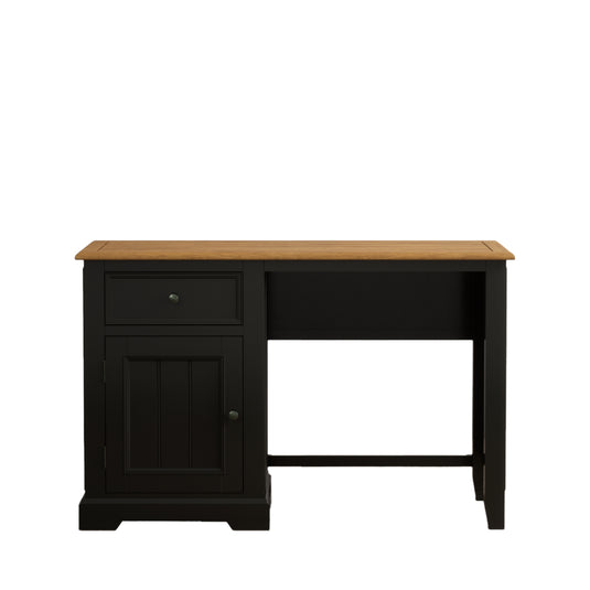 Marden Oak and Black Painted Computer Desk