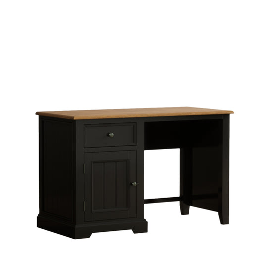 Marden Oak and Black Painted Computer Desk