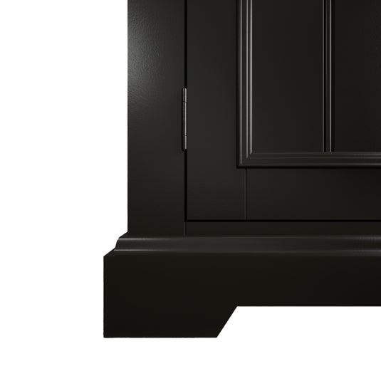 Marden Oak and Black Painted Computer Desk