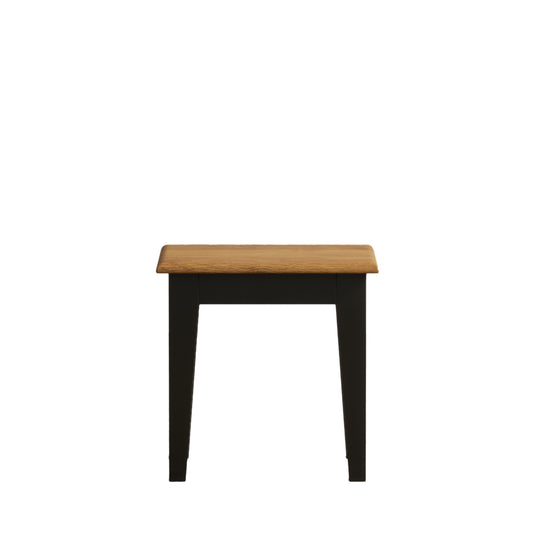 Marden Oak and Black Painted Dressing Stool