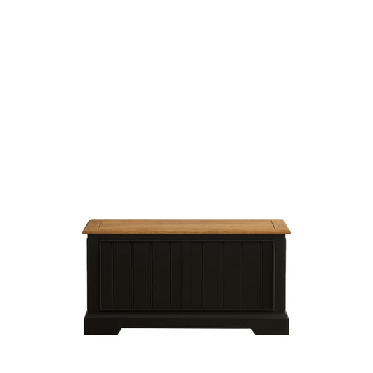 Marden Oak and Black Painted Blanket Box