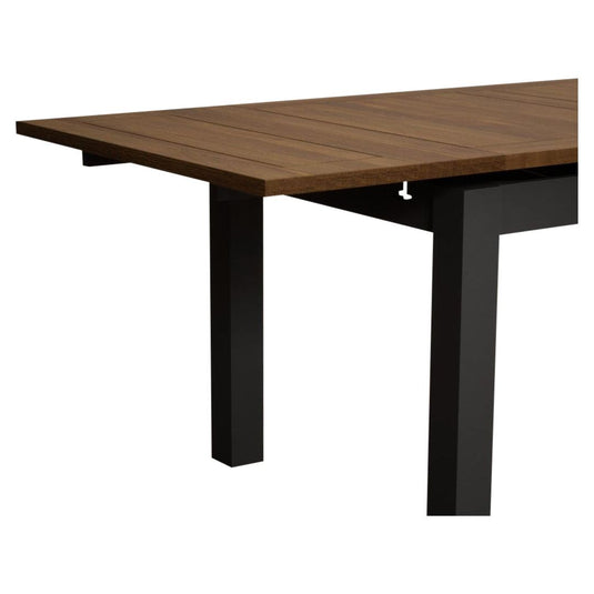 Extending Romney 140cm Oak and Charcoal Grey Painted Dining Table