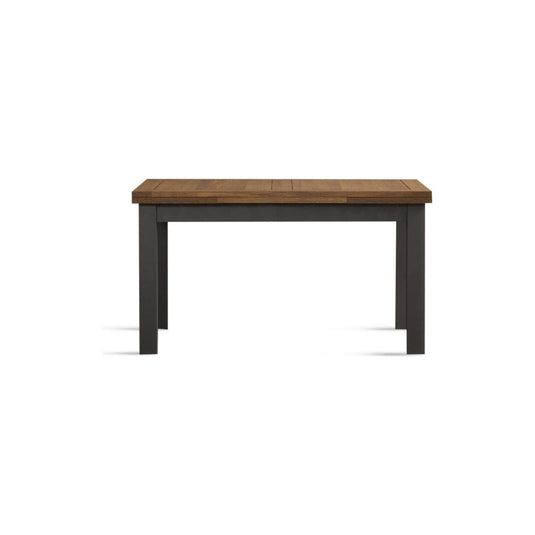 Extending Romney 140cm Oak and Charcoal Grey Painted Dining Table