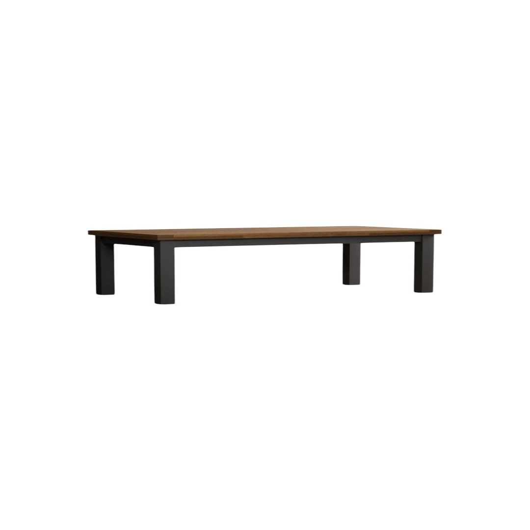 Extending Romney 180cm Oak and Charcoal Grey Painted Dining Table