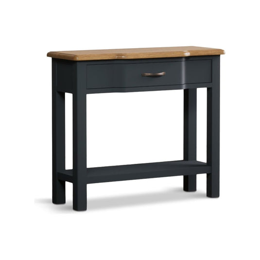 Josephine Oak and Blue Painted Console Table Occasionals Josephine 