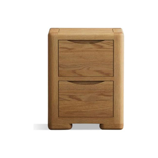 Dereham Solid Oak 2 Drawer Bedside Chest