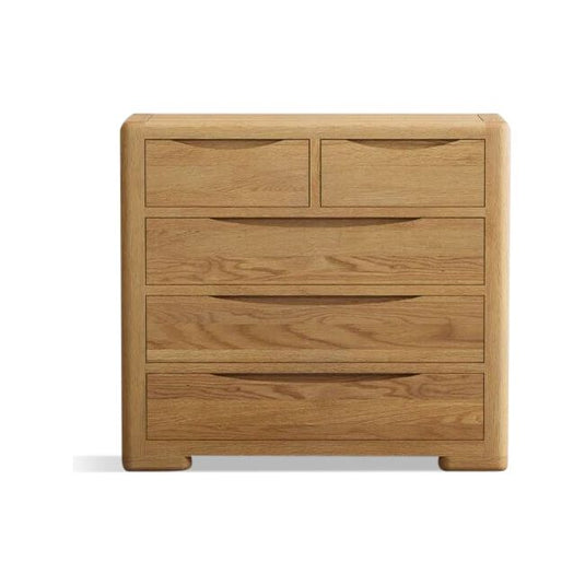 Dereham Solid Oak 2 Over 3 Chest of drawers