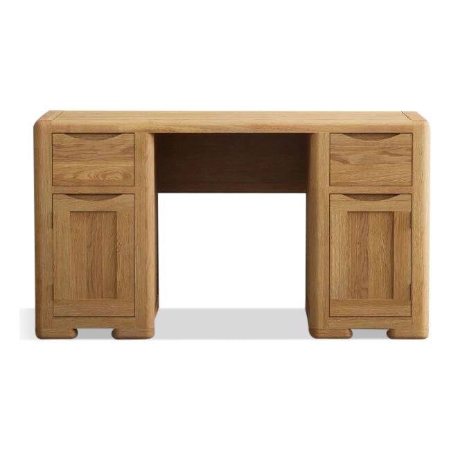 Oak Computer Stool Dereham Solid Oak Computer Desk | Furniture 48
