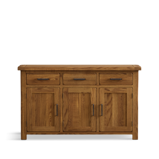 Harleston Rustic Solid Oak Large Sideboard