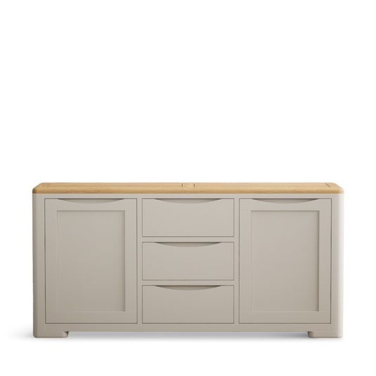 Canberra Soft White Painted Extra Large Sideboard