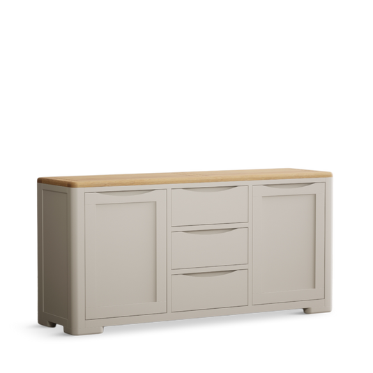 Canberra Soft White Painted Extra Large Sideboard