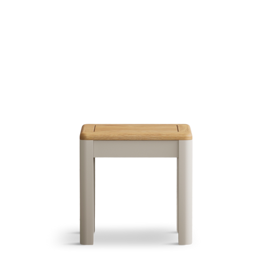 Canberra Soft White Painted Dresser Stool