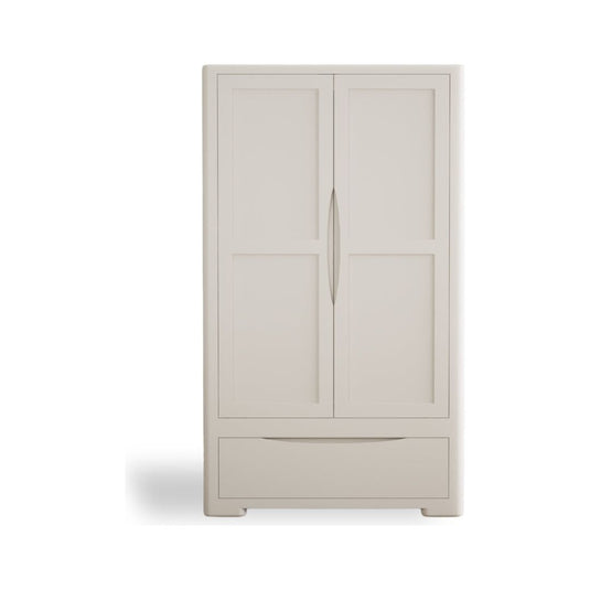 Dereham Soft White Painted Double Wardrobe Wardrobes Dereham 