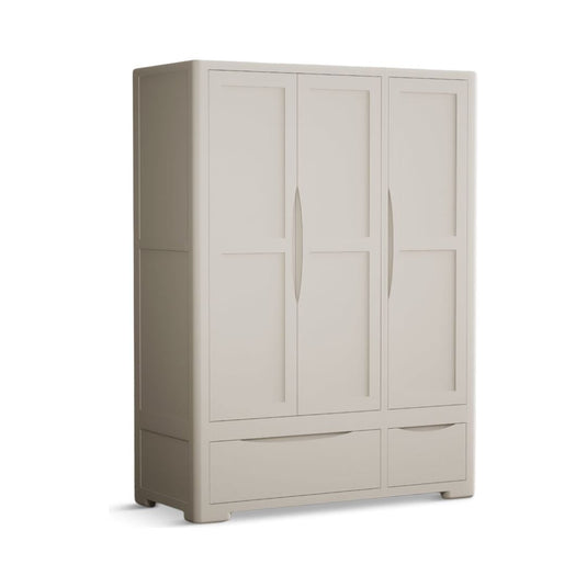 Dereham Soft White Painted Triple Wardrobe Wardrobes Dereham 