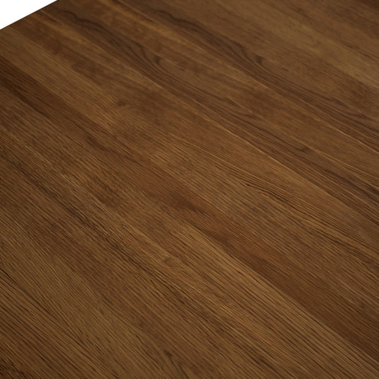 Extending Whatley 100cm-130cm Oak and Black Painted Pedestal Dining Table